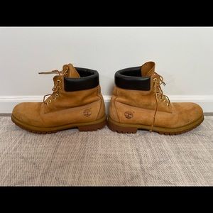 Used Timberland work boots Men’s size 11 classics tab color